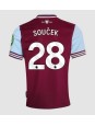 West Ham United Tomas Soucek #28 Heimtrikot 2024-25 Kurzarm